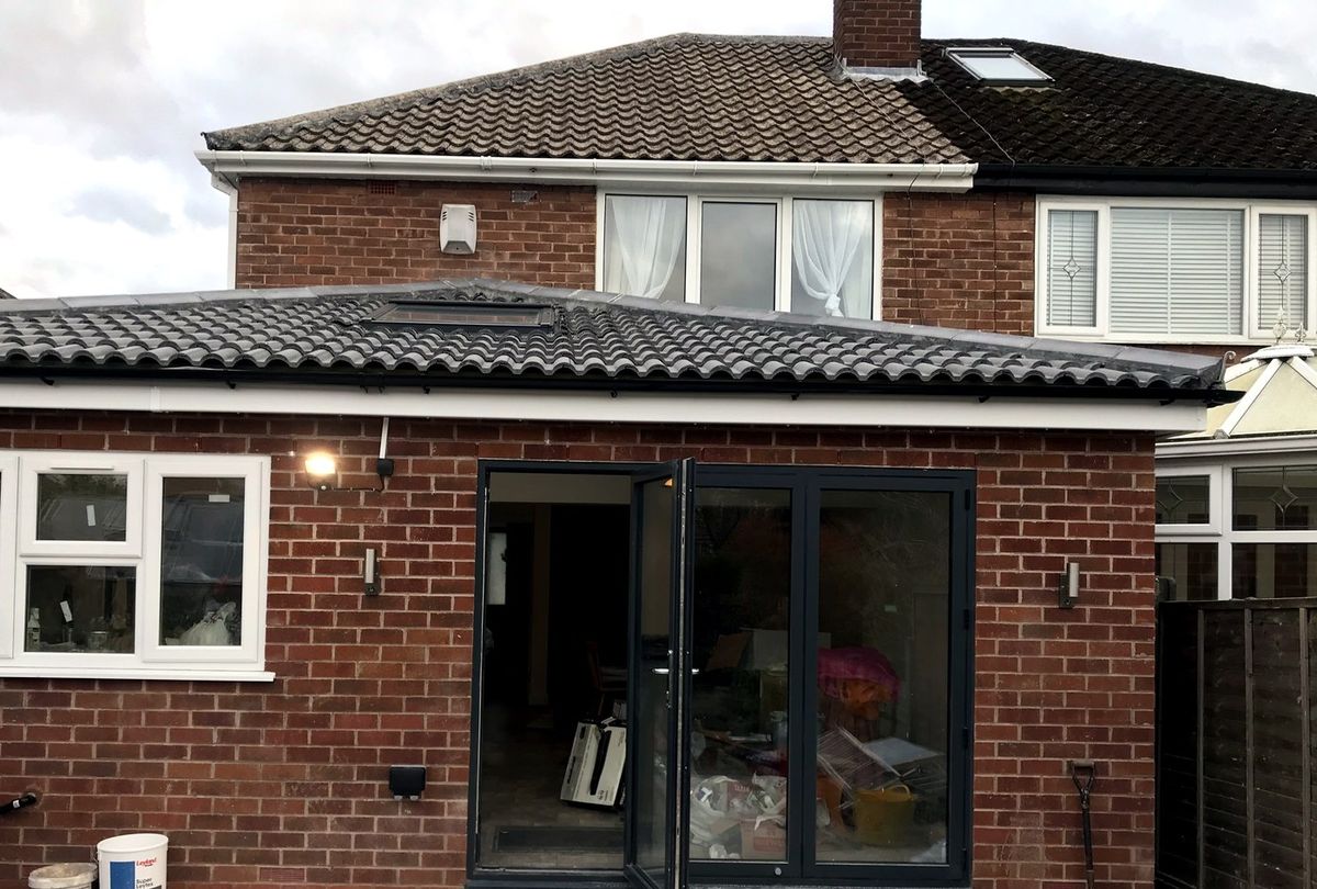 Brick-matched rear extension, alternate elevation, Manchester